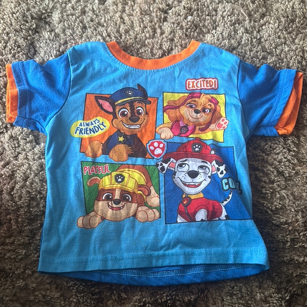 Nickelodeon Paw Patrol Kids Pajama T-Shirt